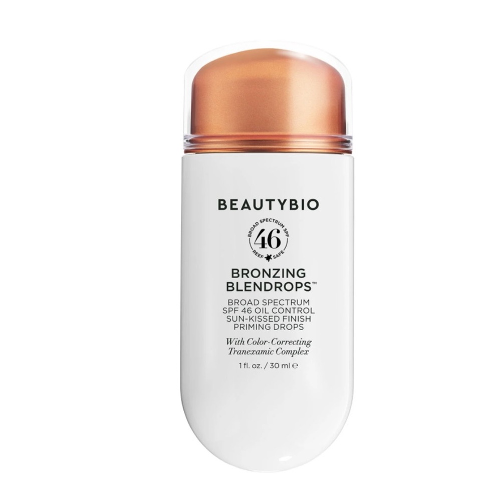 BeautyBio Bronzing Blendrops SPF 46 - White and Bronze